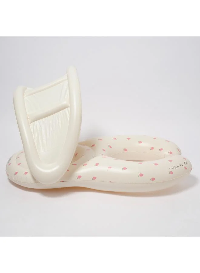 ساني لايف مقعد استحمام للأطفال مع مظلة